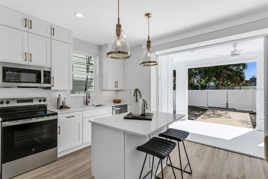 Furnished interior view inside a new home in , Tampa (Image 26).