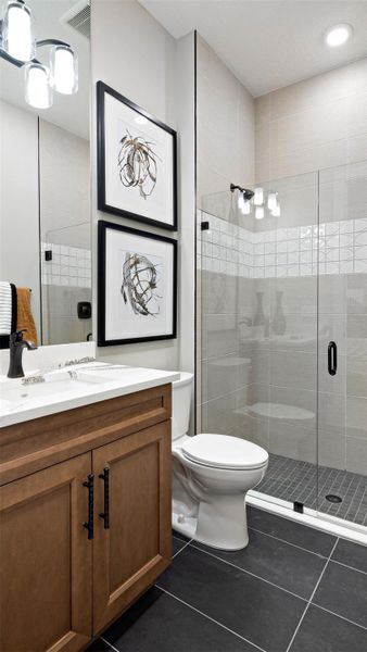 Furnished interior view inside a new home in Cresswind Palm Beach at Westlake, Westlake (Image 43).