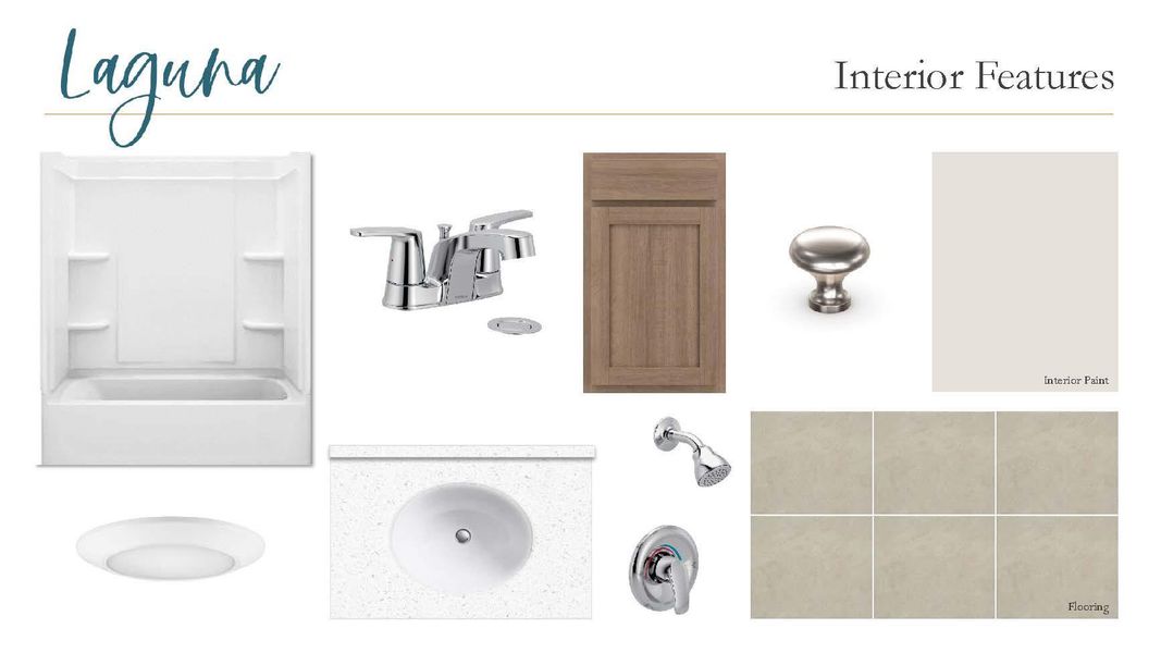 Sample of building materials used in homes in Lariat, Liberty Hill (Image 7).