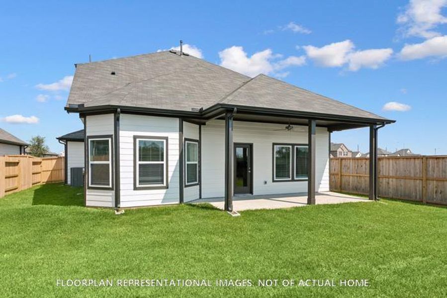 Exterior details and patio area of a home in Miller's Pond, Rosenberg (Image 3).