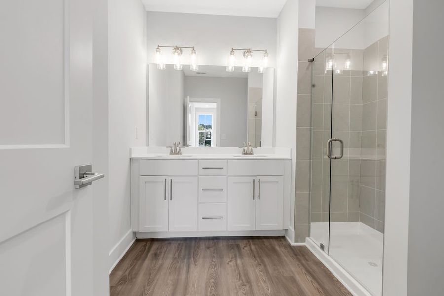 Furnished interior view inside a new home in Echo Park, Suwanee (Image 15).