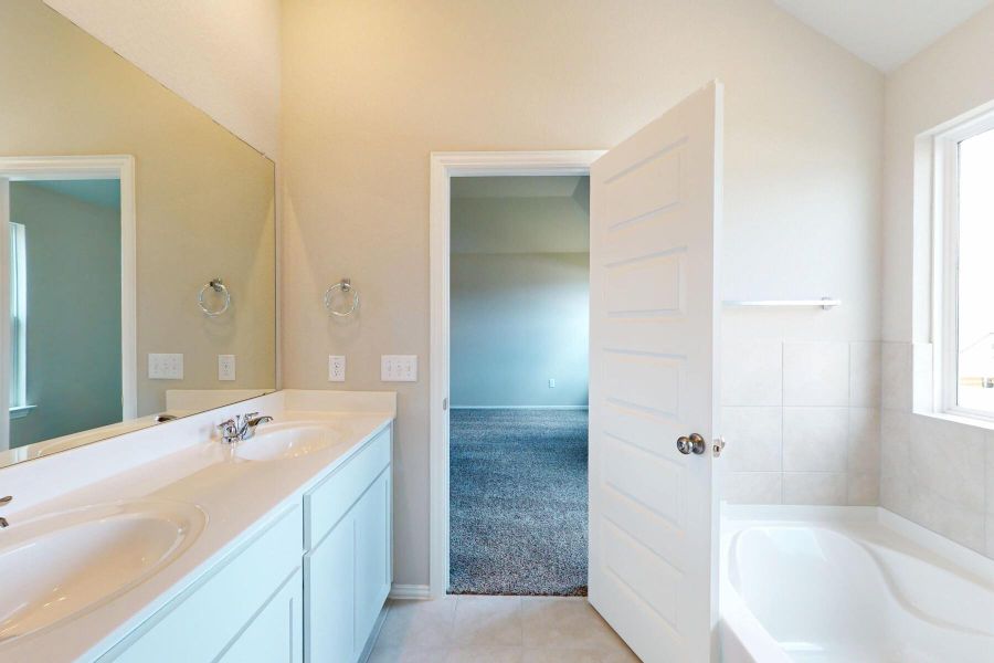 Furnished interior view inside a new home in Cascades at Onion Creek, Austin (Image 6).
