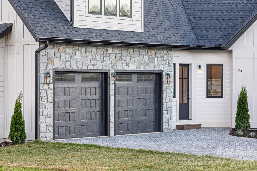Exterior details and patio area of a home in , Fletcher (Image 32).