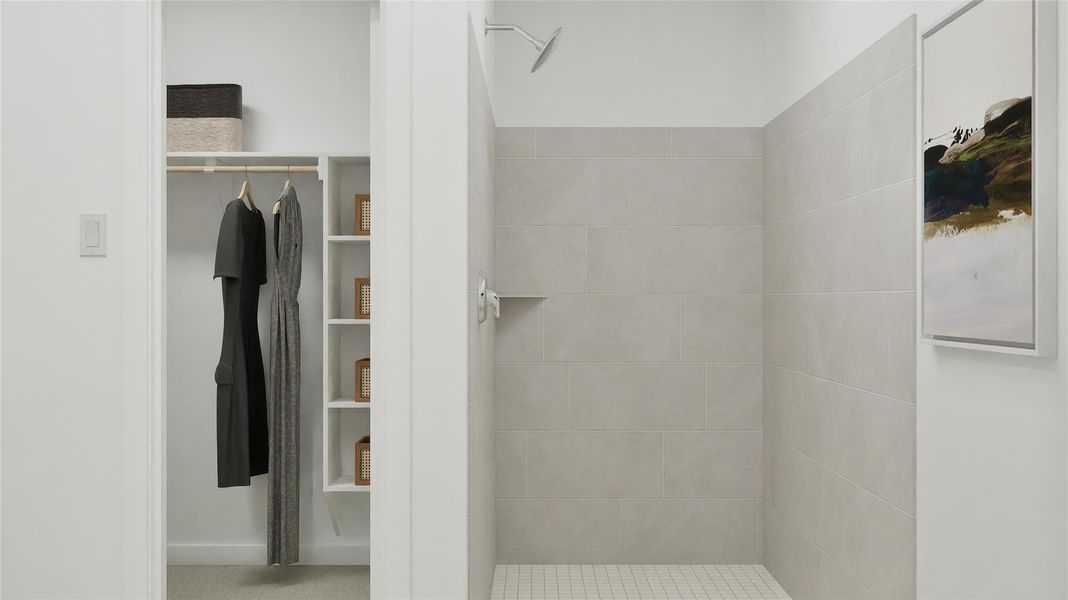 Furnished interior view inside a new home in Waterstone: Classic Collection, Kyle (Image 31).