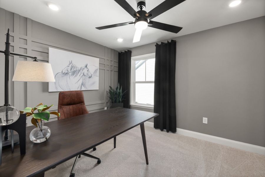 Representative furnished interior of a home built from the Stonebrook by Pulte Homes in Saunders Farm, Fuquay Varina (Image 10).