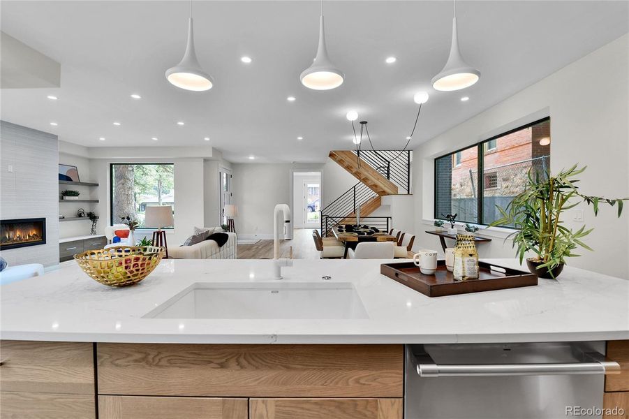 Furnished interior view inside a new home in , Boulder (Image 17).