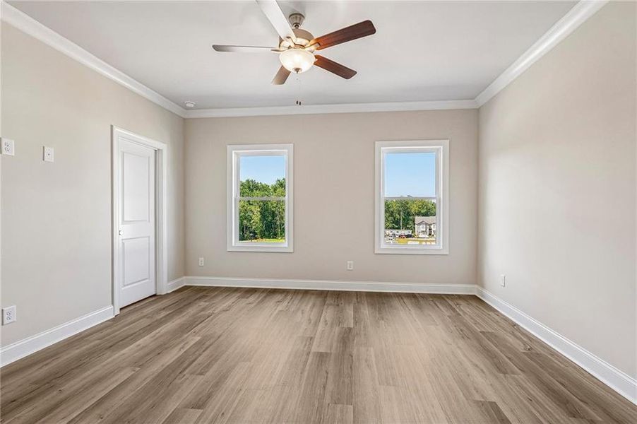 Spacious, unfurnished interior of a new home in Waterside Townhomes, Peachtree Corners (Image 27). Spacious, unfurnished interior of a new home in Waterside Townhomes, Peachtree Corners (Image 27).