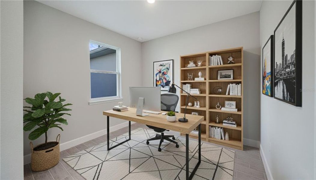 Furnished interior view inside a new home in , Palm Coast (Image 16).