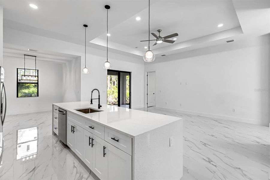 Furnished interior view inside a new home in , Alva (Image 7).