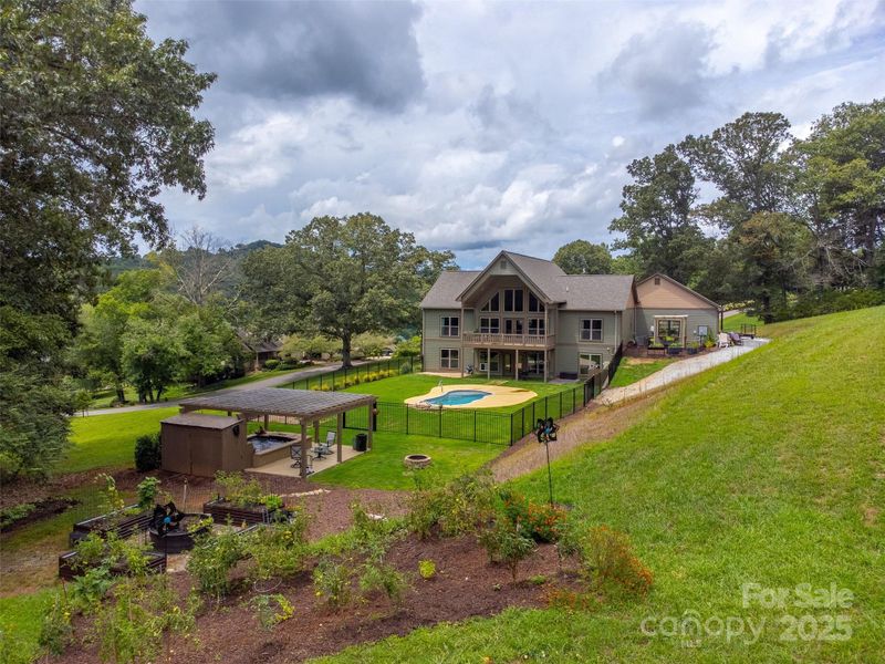 Front exterior of a new home in , Franklin, NC, highlighting curb appeal (Image 2).