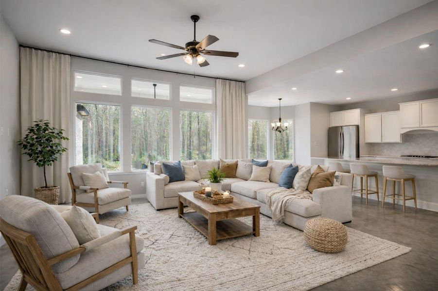 Furnished interior view inside a new home in , Huntsville (Image 6). Furnished interior view inside a new home in , Huntsville (Image 6).
