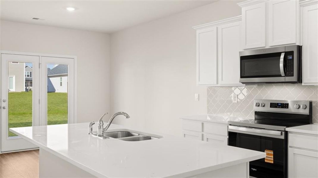 Close-up of interior finishes inside a home in The Preserve at Agricultural Village, Perry (Image 17).