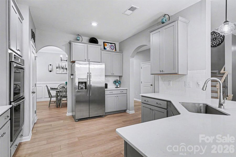 Furnished interior view inside a new home in Falls Cove at Lake Norman, Troutman (Image 35).