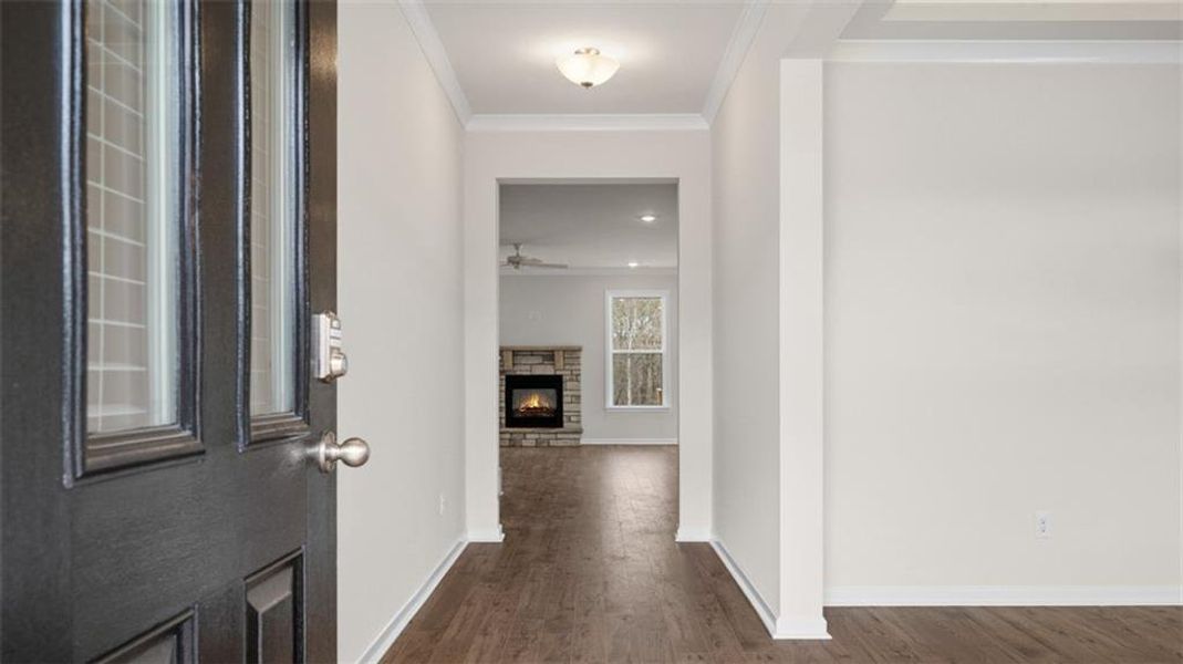 Spacious, unfurnished interior of a new home in The Gates at Pates Creek, Hampton (Image 20).