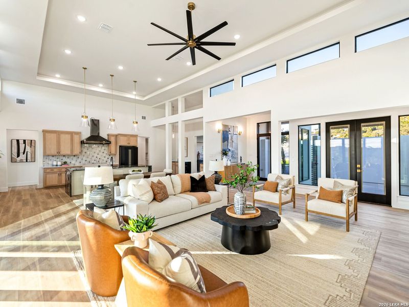 Furnished interior view inside a new home in , San Antonio (Image 36).