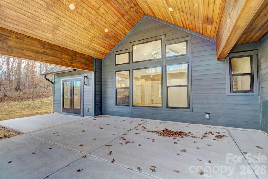 Exterior details and patio area of a home in , Bessemer City (Image 22).