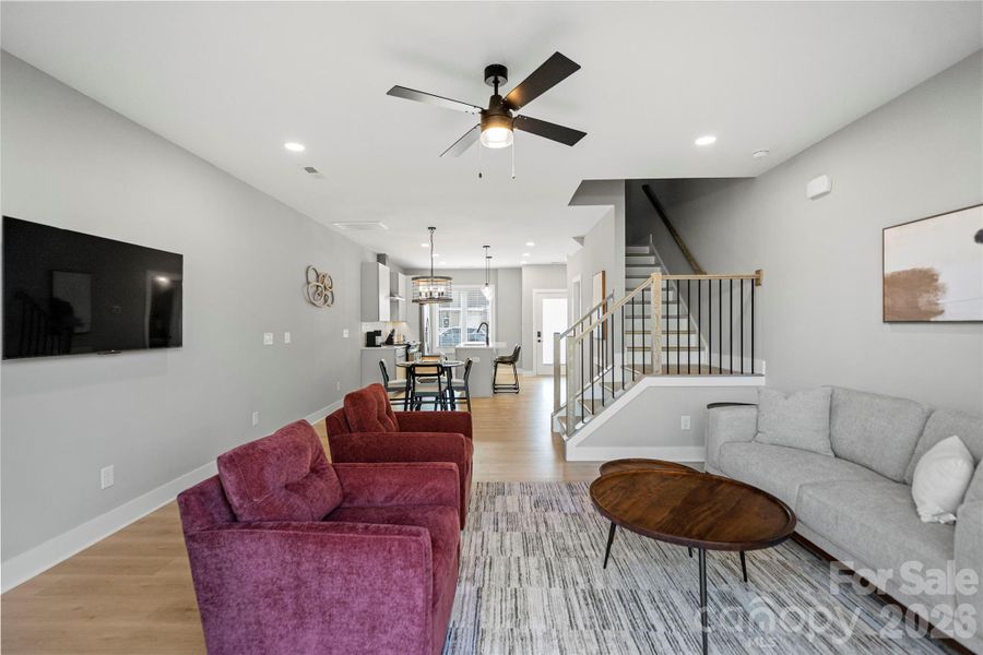 Furnished interior view inside a new home in , Charlotte (Image 6).