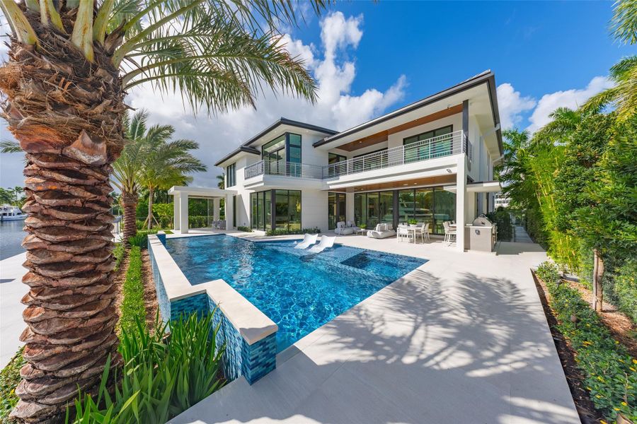 Front exterior of a new home in , Fort Lauderdale, FL, highlighting curb appeal (Image 29).