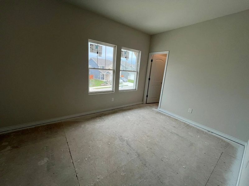 In-progress construction of a new home in Lariat, Liberty Hill, TX (Image 33).