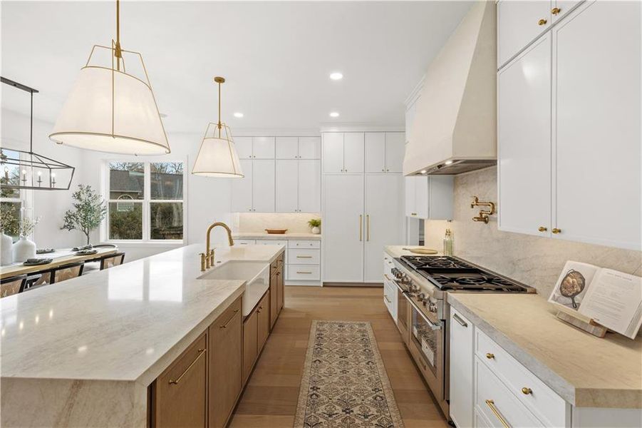Furnished interior view inside a new home in , Johns Creek (Image 17).