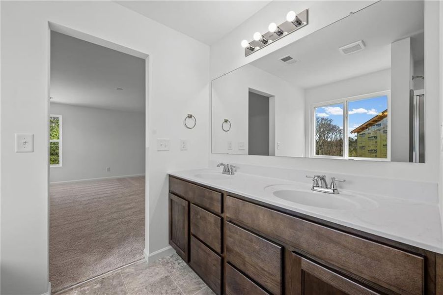 Furnished interior view inside a new home in Sage Woods, Dallas (Image 9).
