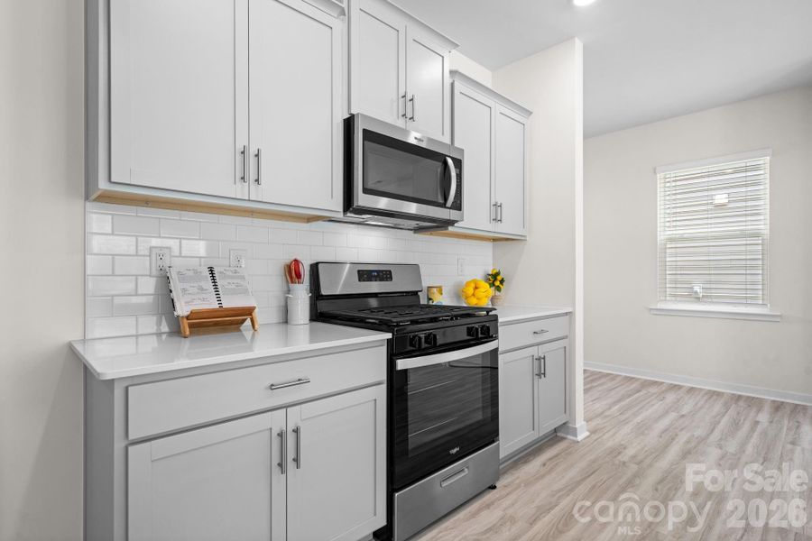 Furnished interior view inside a new home in The Hamptons at Hickory, Hickory (Image 7).