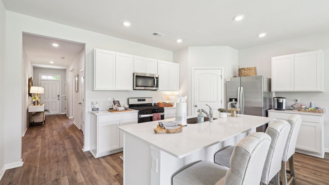 Furnished interior view inside a new home in Woodbridge Glen Single Family, Lebanon (Image 16).