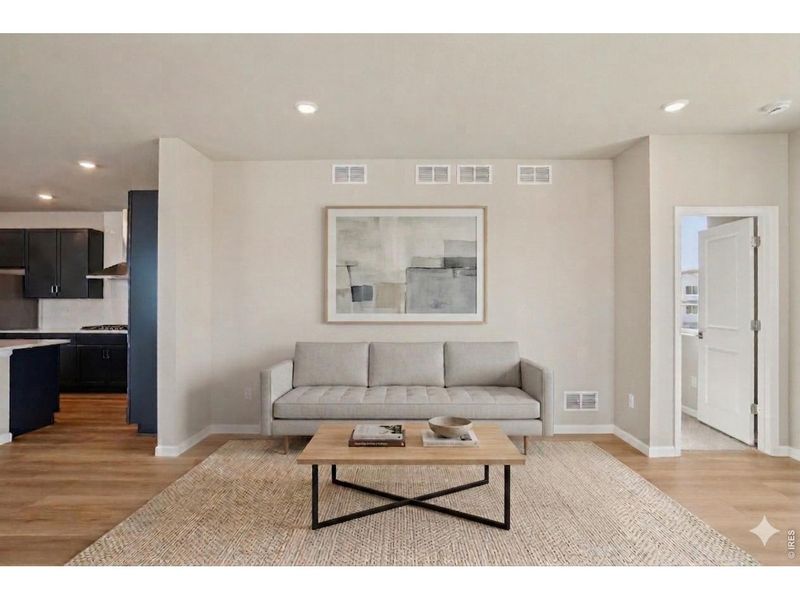 Furnished interior view inside a new home in Country Club Reserve, Fort Collins (Image 6).