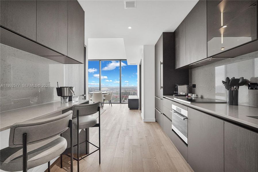 Furnished interior view inside a new home in , Miami (Image 14).