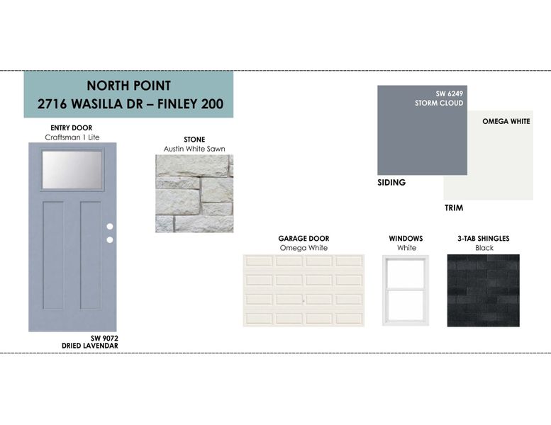 Sample of building materials used in homes in North Point, Temple (Image 12). Sample of building materials used in homes in North Point, Temple (Image 12).