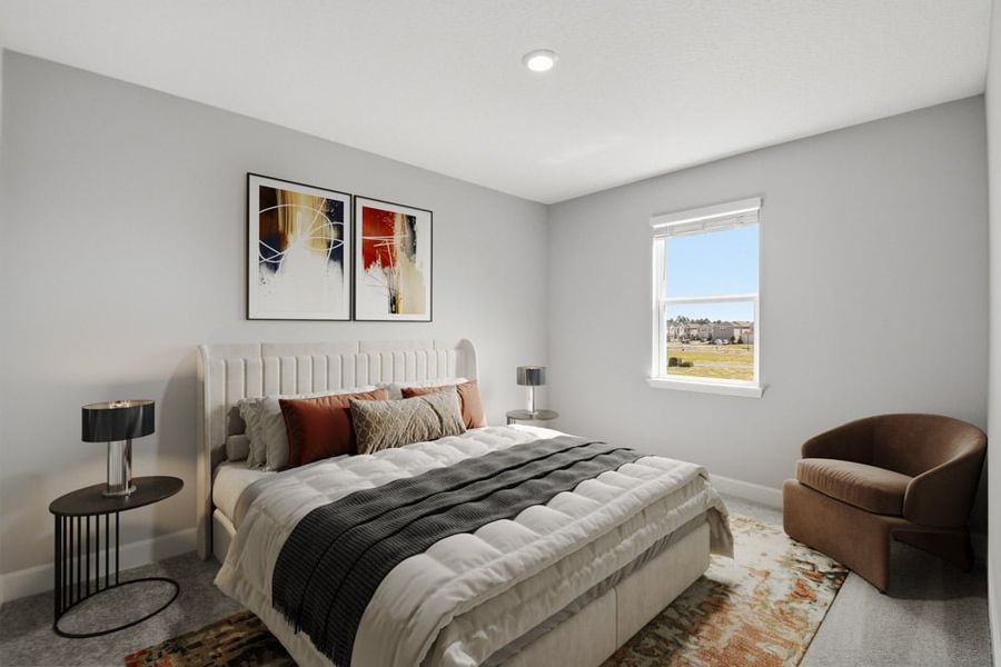 Representative furnished interior of a home built from the Cumberland by Taylor Morrison in Harvest at Ovation, Winter Garden (Image 15).