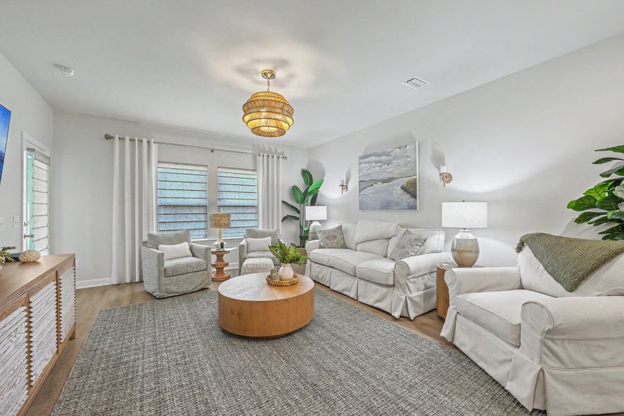 Furnished interior view inside a new home in Hammock Walk at Nexton, Summerville (Image 14).