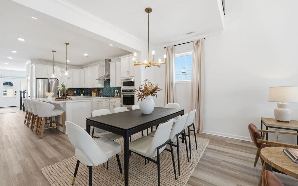 Furnished interior view inside a new home in Wendell Falls, Wendell (Image 6).