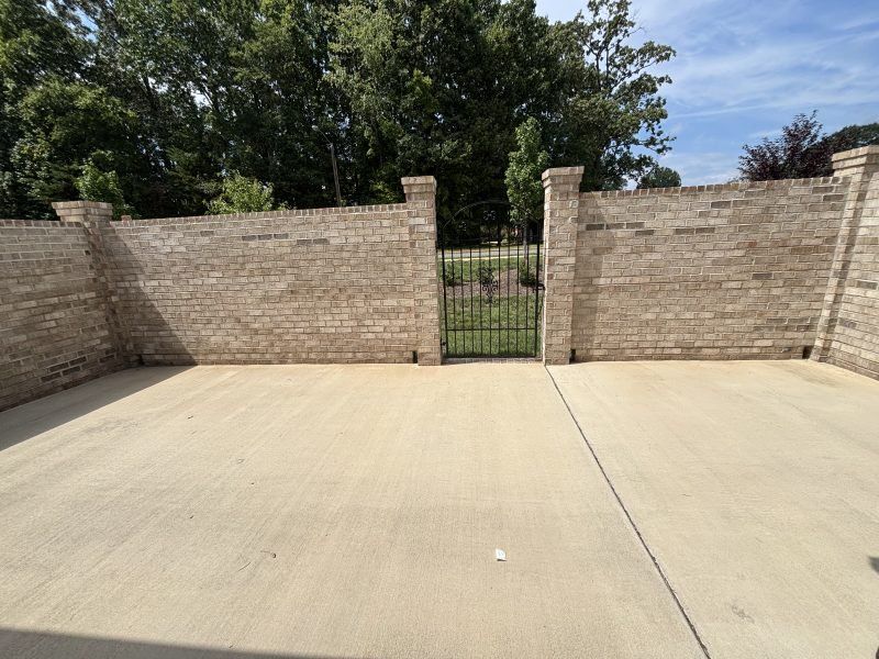 Exterior details and patio area of a home in Mebane Towne Center, Mebane (Image 3).