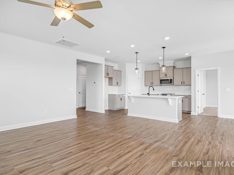 Spacious, unfurnished interior of a new home in Retreat at North Main, Lillington (Image 14).