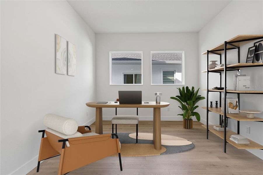 Furnished interior view inside a new home in Chapel Crossings – Classic Series, Wesley Chapel (Image 7).