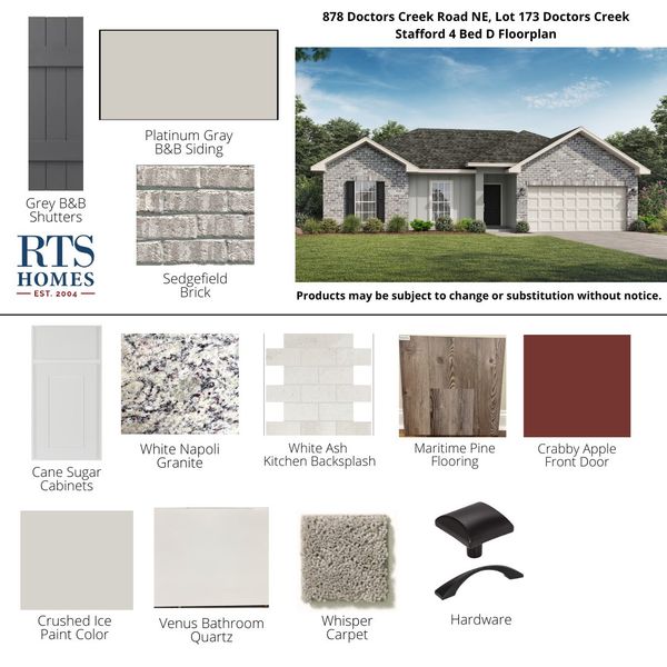 2D floor plan layout of this home in Doctor's Creek, Ludowici, GA (Image 3). 2D floor plan layout of this home in Doctor's Creek, Ludowici, GA (Image 3).