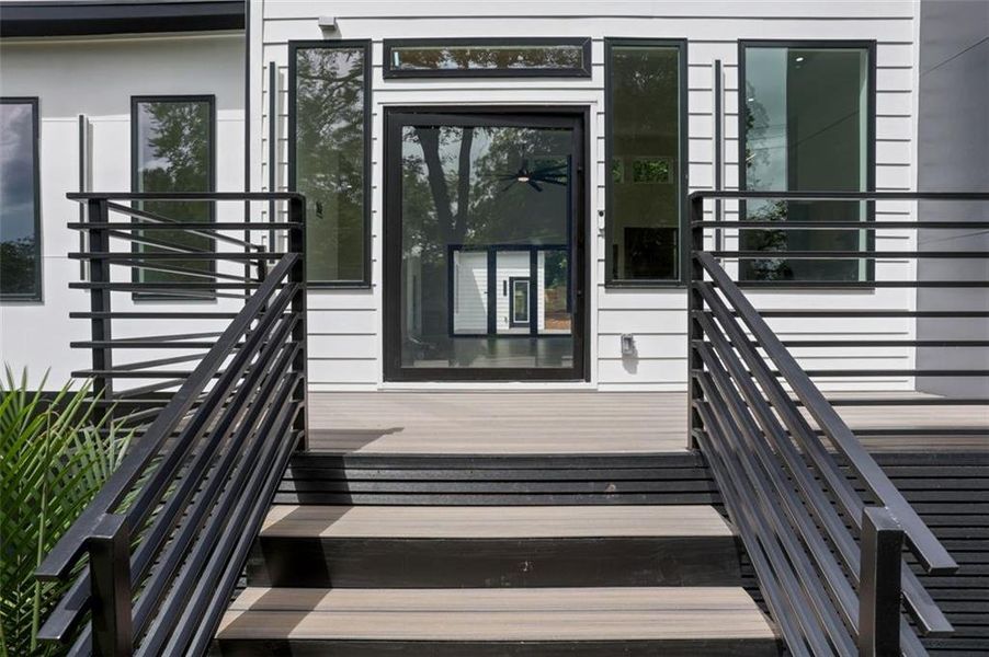 Front exterior of a new home in , Atlanta, GA, highlighting curb appeal (Image 24).