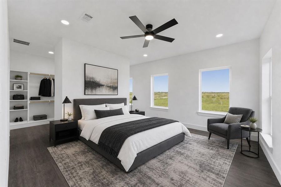 Furnished interior view inside a new home in , Avalon (Image 16).