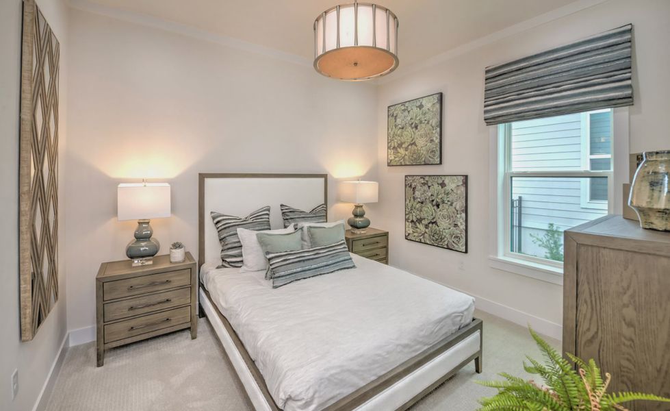 Furnished interior view inside a new home in Oakmont, Gainesville (Image 17). Furnished interior view inside a new home in Oakmont, Gainesville (Image 17).