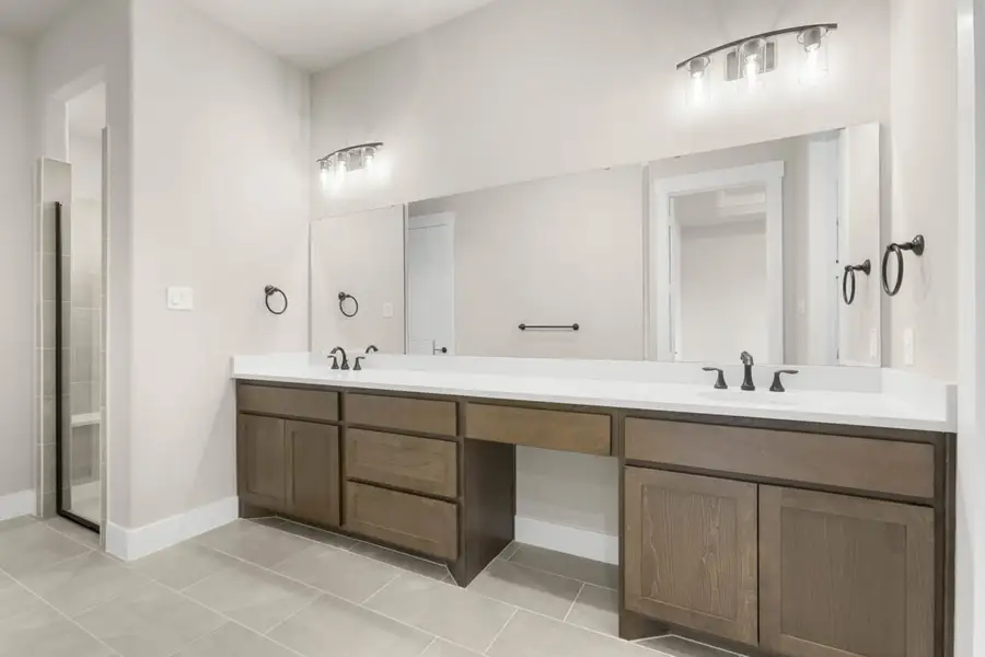 Furnished interior view inside a new home in Ladera at Tavolo Park, Fort Worth (Image 12).