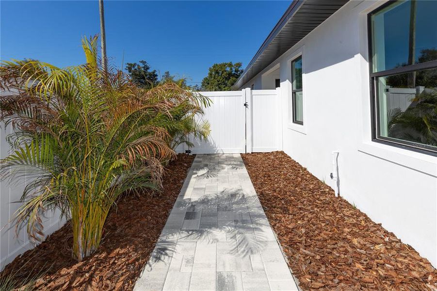 Exterior details and patio area of a home in , St. Petersburg (Image 3). Exterior details and patio area of a home in , St. Petersburg (Image 3).