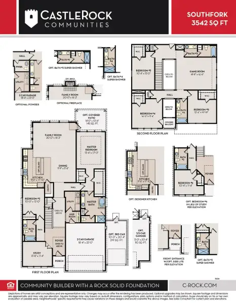 2D floor plan layout of this home in Ashland, Angleton, TX (Image 4).
