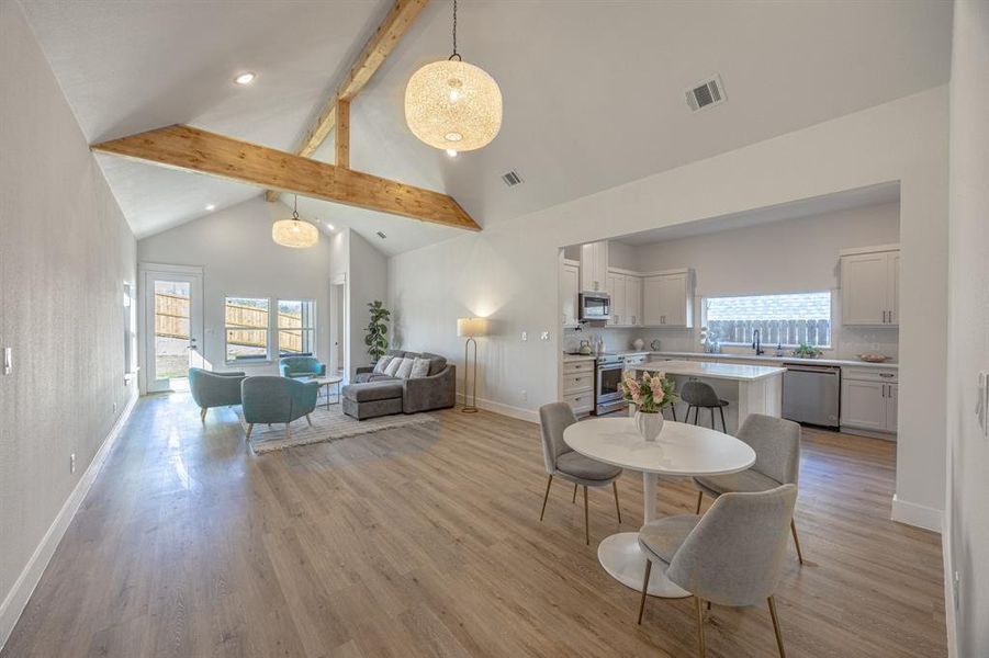 Furnished interior view inside a new home in , Fort Worth (Image 9).
