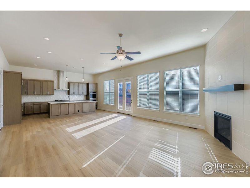 Spacious, unfurnished interior of a new home in RainDance National 60/70, Windsor (Image 15).