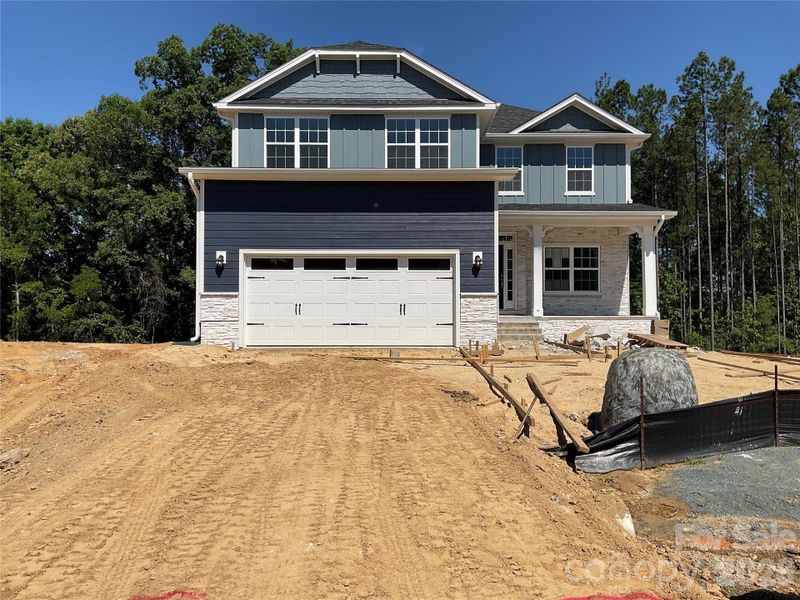 In-progress construction of a new home in Lauren Pines, York, SC (Image 38).