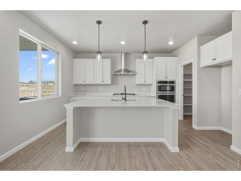 Furnished interior view inside a new home in Highlands Preserve, Mead (Image 5).