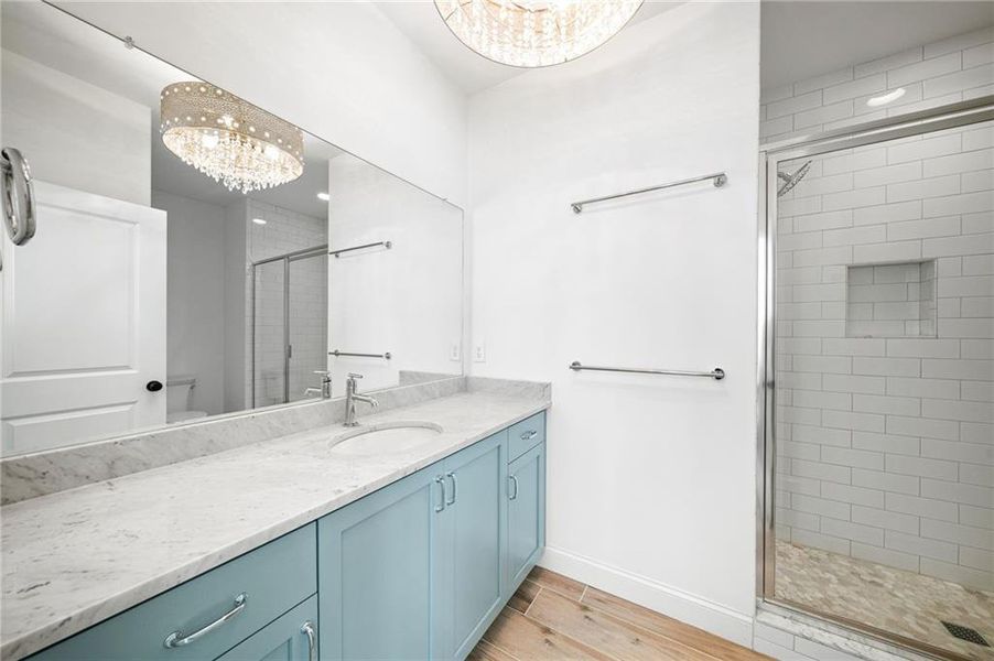 Furnished interior view inside a new home in , Atlanta (Image 32).