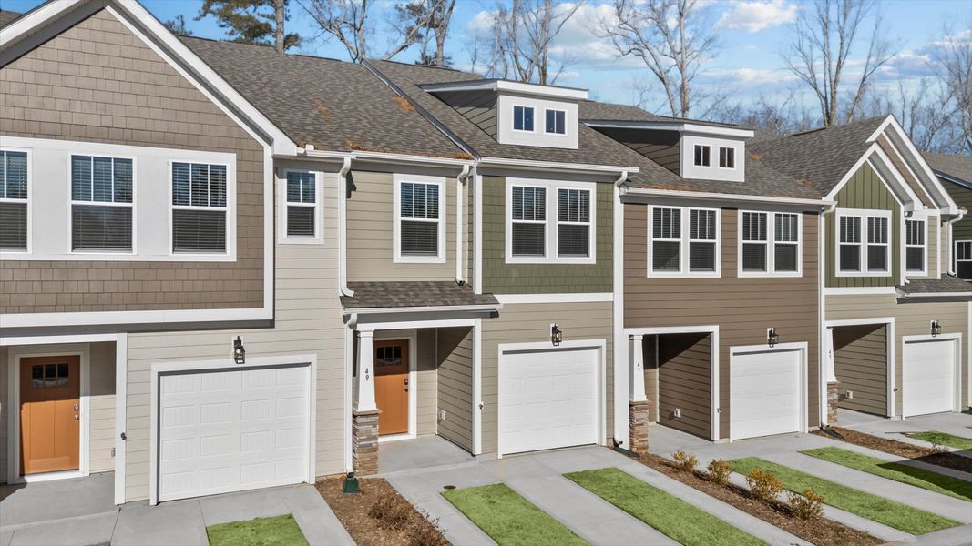 Memorable first impression with elegant exterior design and exceptional materials in Arden, NC
