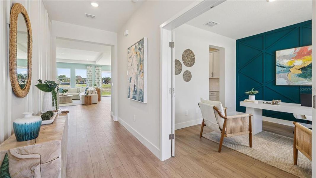 Furnished interior view inside a new home in Briarwood, Alachua (Image 4).